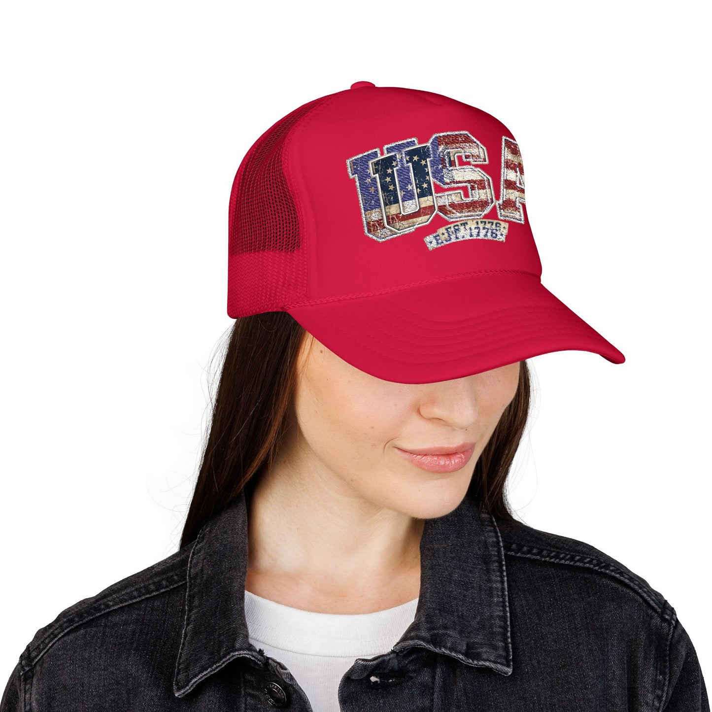 Collegiate USA America 250 Foam Trucker Hat | Vintage OTTO Cap