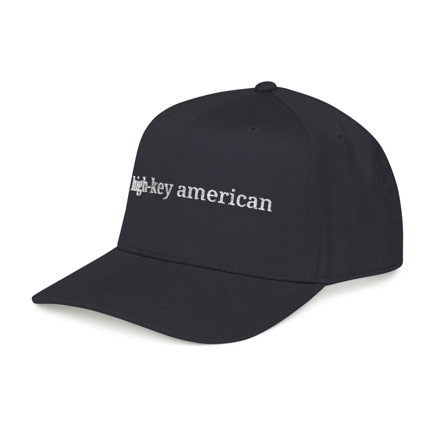 High-Key American Baseball Cap | Minimalist Embroidered OTTO Dad Hat