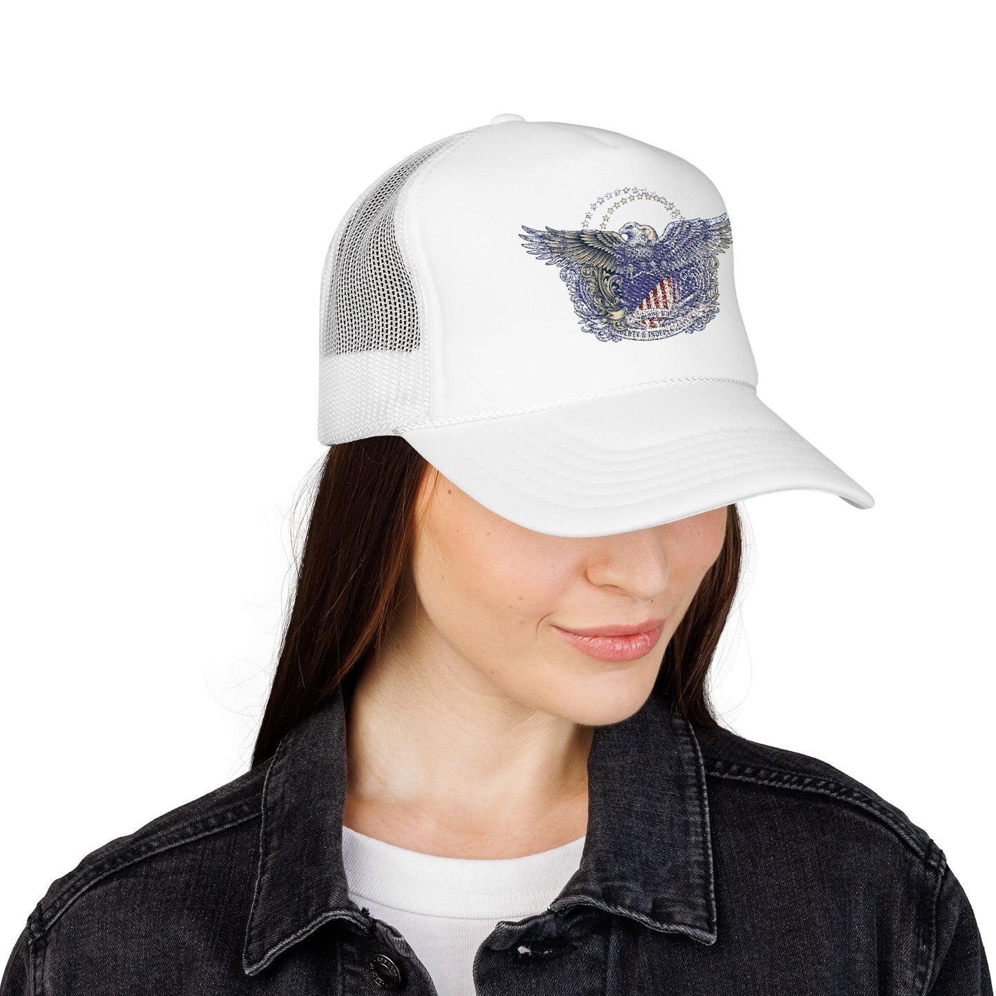 E Pluribus Unum Eagle Foam Trucker Hat | America 250 OTTO Cap