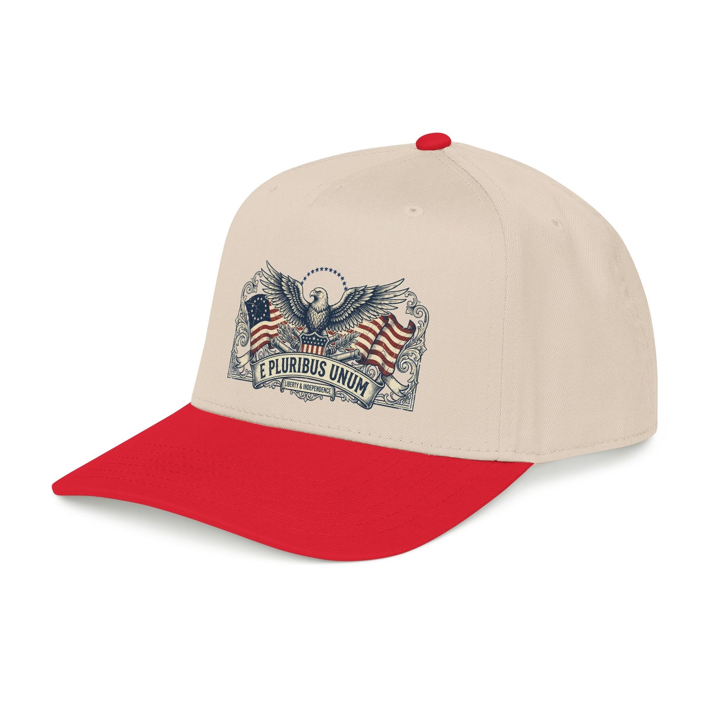 E Pluribus Unum Flag Dad Hat | Red White Blue Snapback OTTO Cap