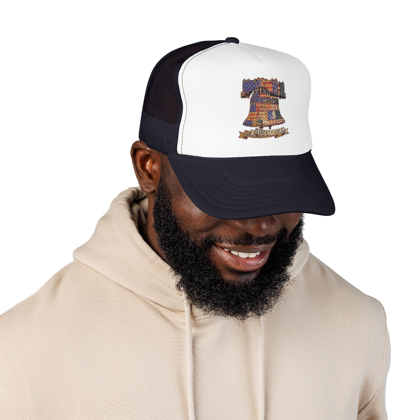 Liberty Bell Patchwork Quilt Foam Trucker Hat | America 250 OTTO Cap