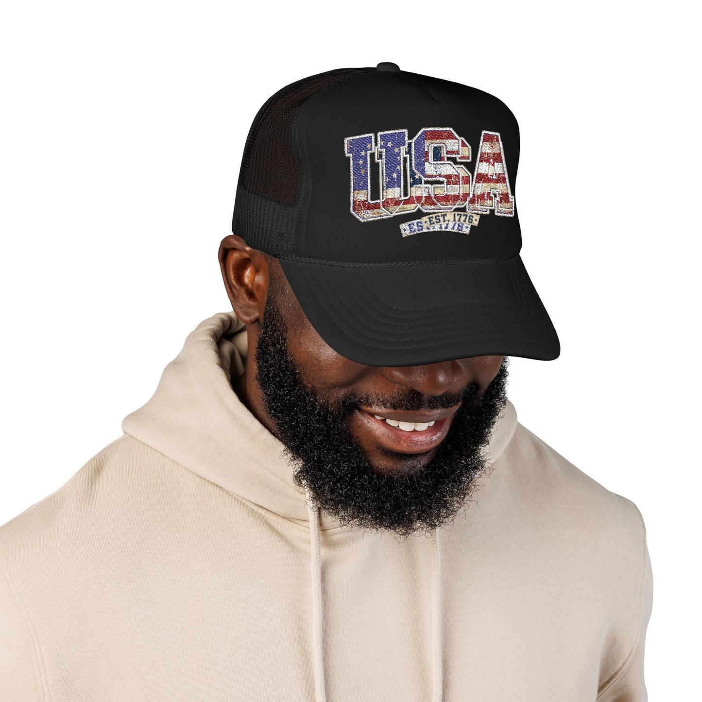 Collegiate USA America 250 Foam Trucker Hat | Vintage OTTO Cap