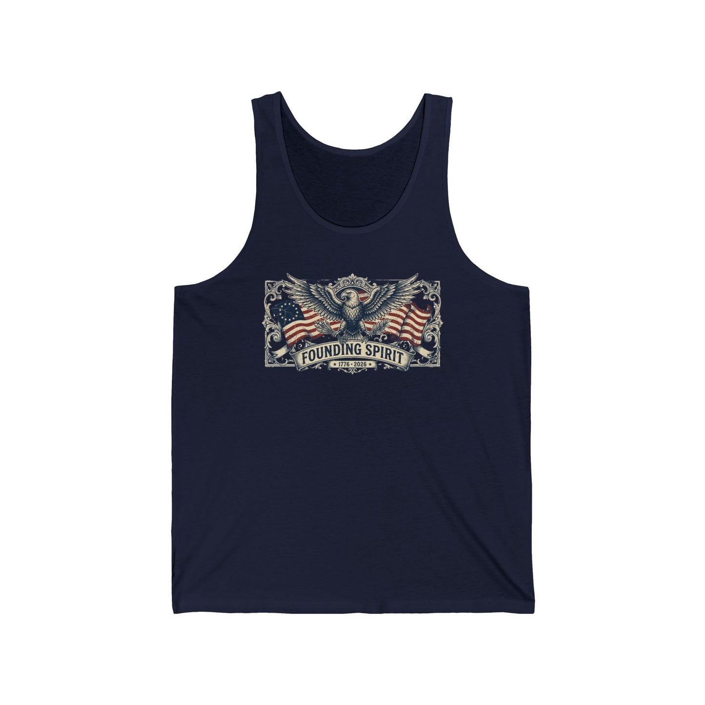 America 250 Spirit Eagle Crest Tank Top | Unisex Bella+Canvas