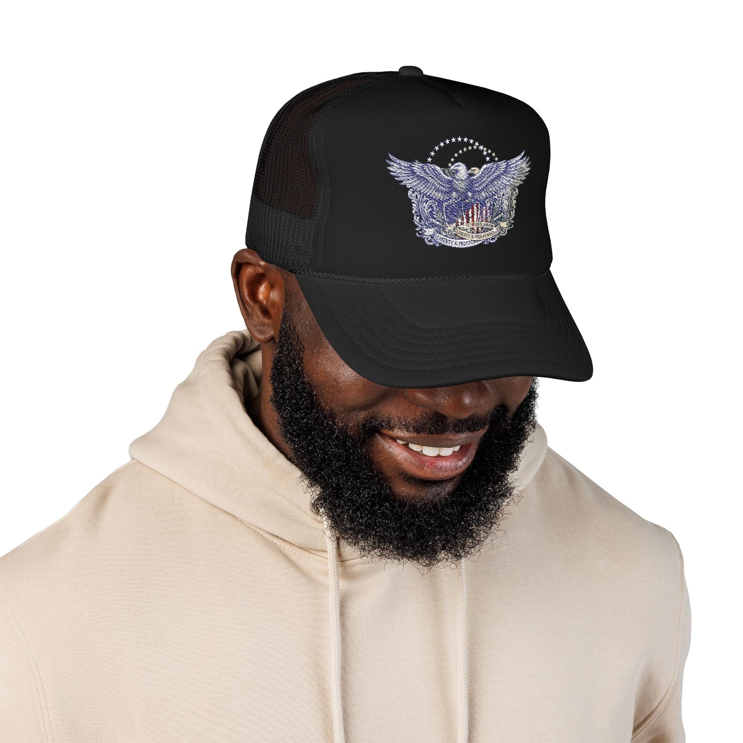 E Pluribus Unum Eagle Foam Trucker Hat | America 250 OTTO Cap