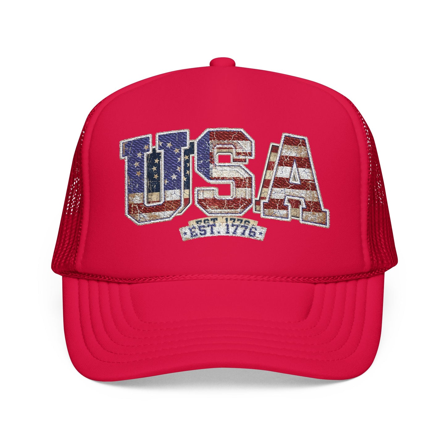 Collegiate USA America 250 Foam Trucker Hat | Vintage OTTO Cap
