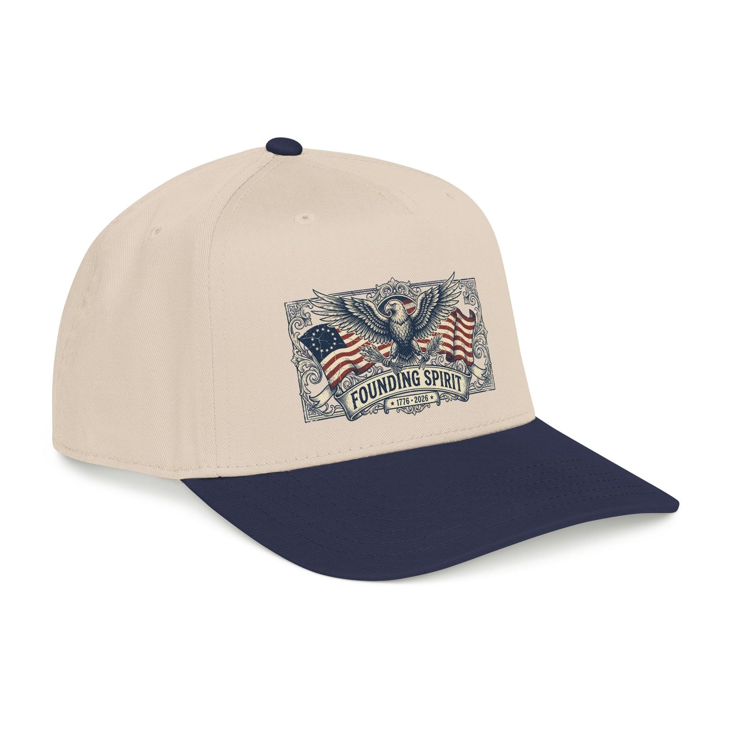 America 250 Eagle Crest Dad Hat | 1776-2026 Snapback OTTO Cap