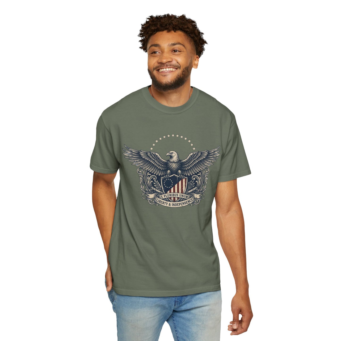 E Pluribus Unum Eagle Comfort Colors Shirt | America 250 Tee