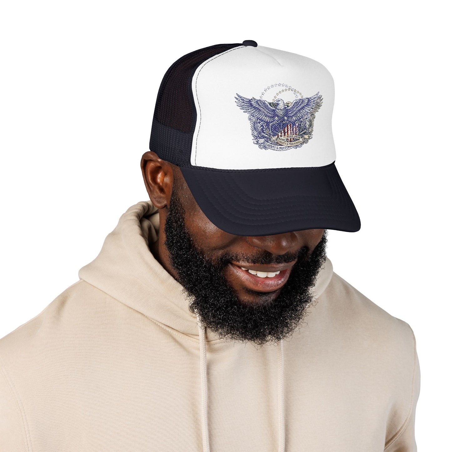 E Pluribus Unum Eagle Foam Trucker Hat | America 250 OTTO Cap