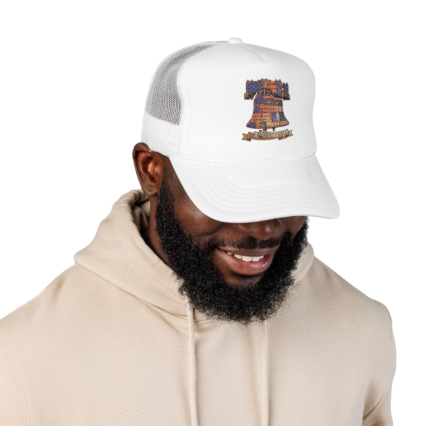 Liberty Bell Patchwork Quilt Foam Trucker Hat | America 250 OTTO Cap