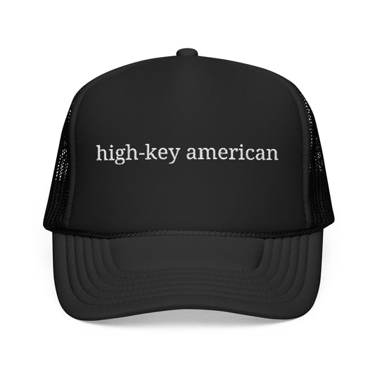 High-Key American Foam Trucker Hat | Minimalist Unisex OTTO Cap