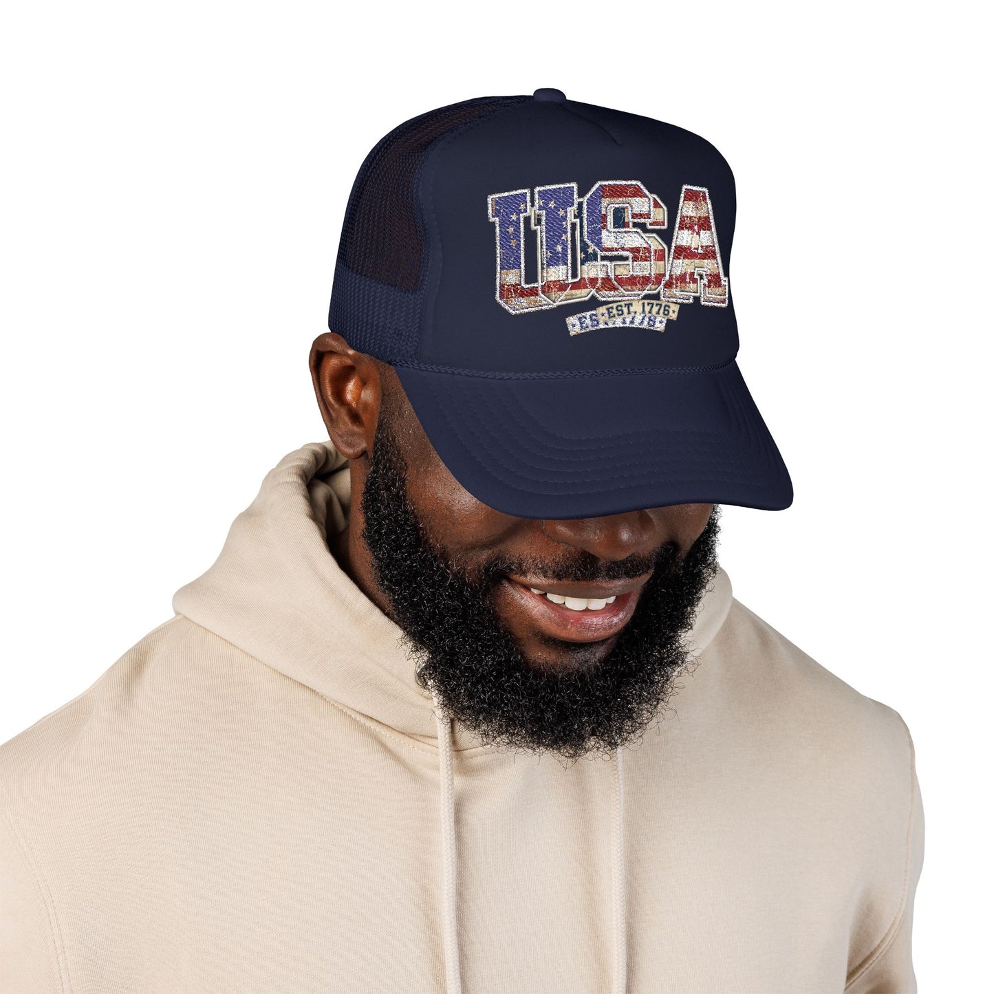Collegiate USA America 250 Foam Trucker Hat | Vintage OTTO Cap