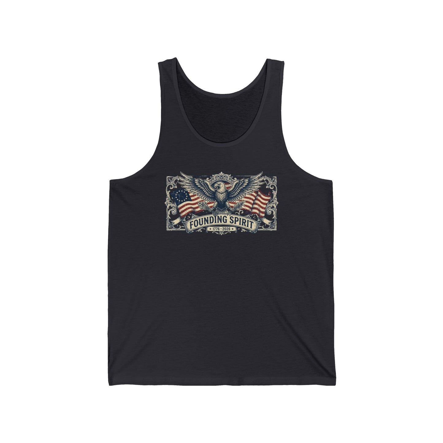 America 250 Spirit Eagle Crest Tank Top | Unisex Bella+Canvas