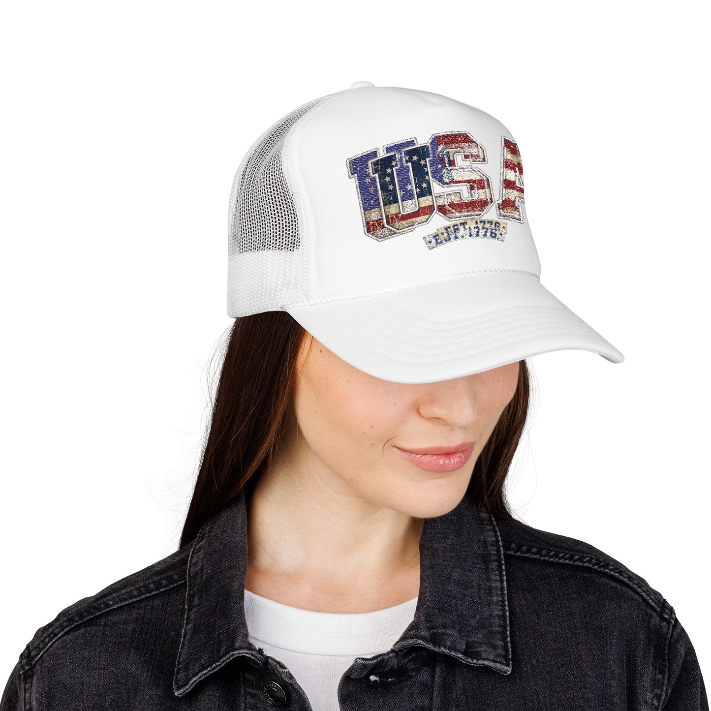 Collegiate USA America 250 Foam Trucker Hat | Vintage OTTO Cap
