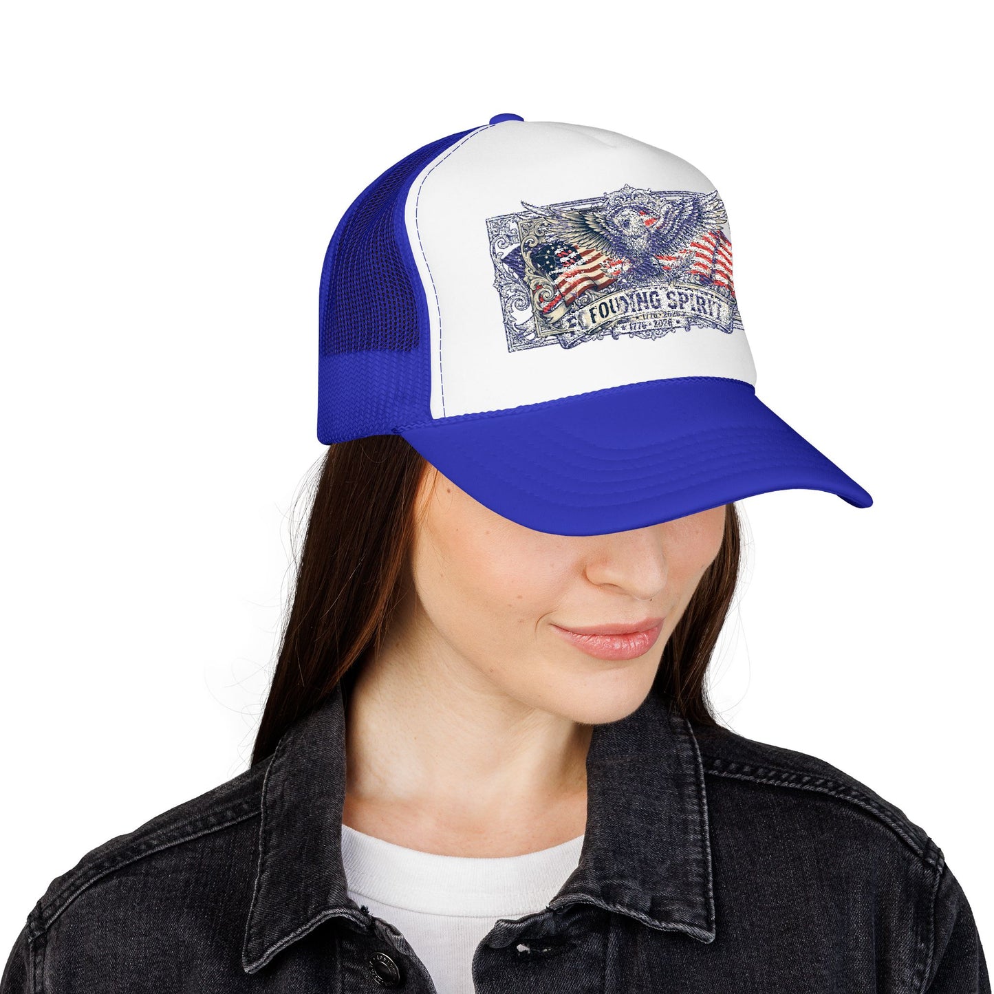 America 250 Eagle Crest Foam Trucker Hat | Unisex OTTO Cap