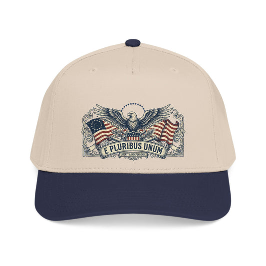 E Pluribus Unum Flag Dad Hat | Red White Blue Snapback OTTO Cap