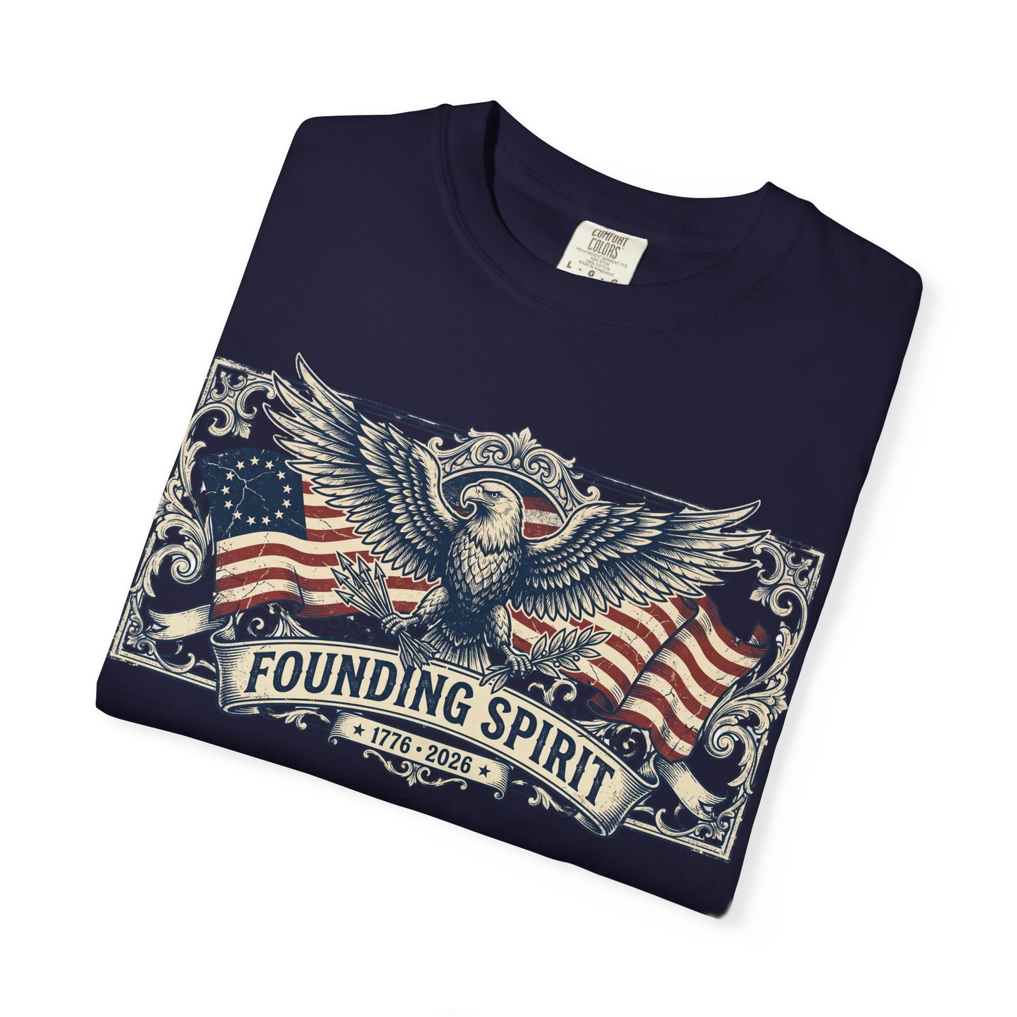 America 250 Founding Spirit Eagle Crest Shirt | Comfort Colors Tee