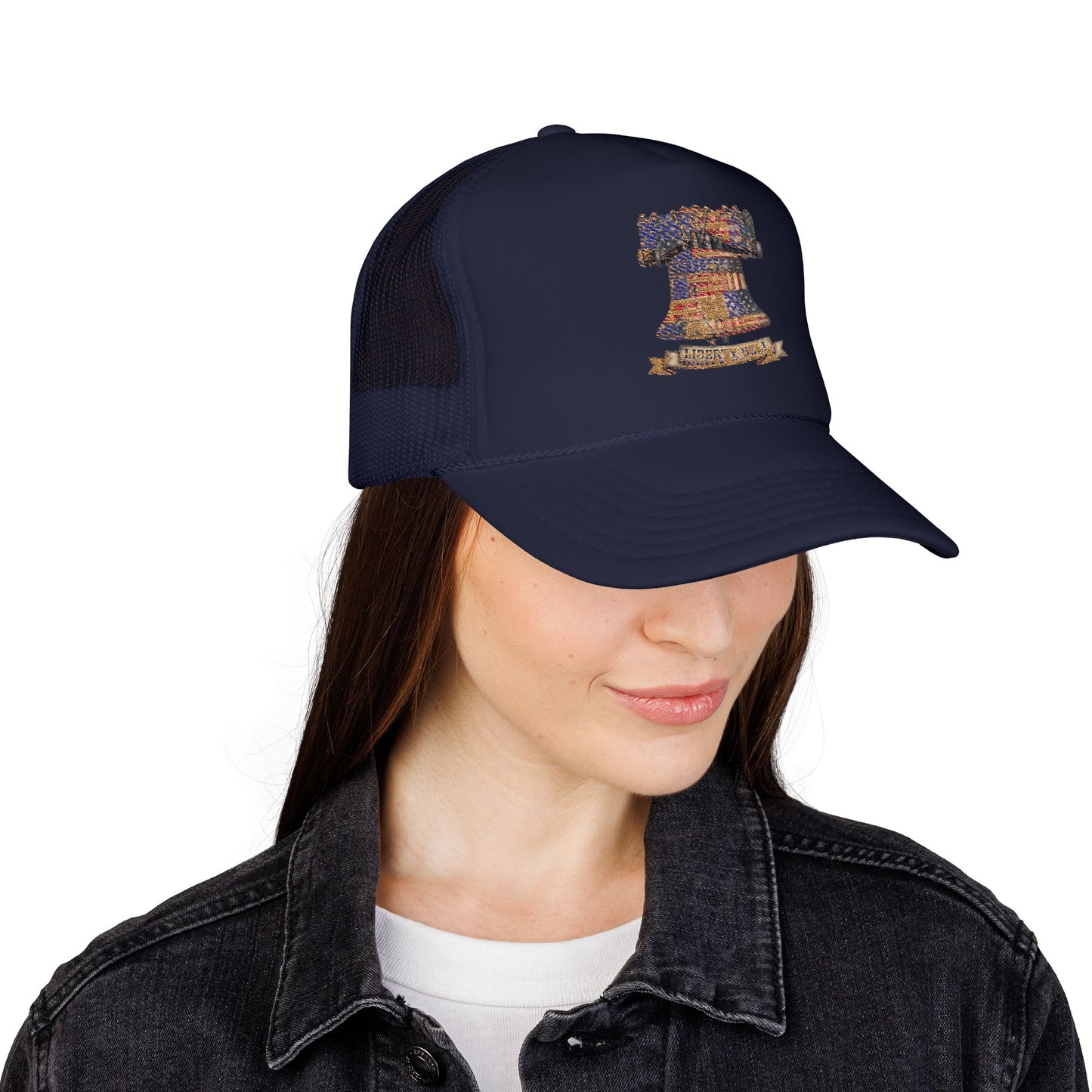 Liberty Bell Patchwork Quilt Foam Trucker Hat | America 250 OTTO Cap