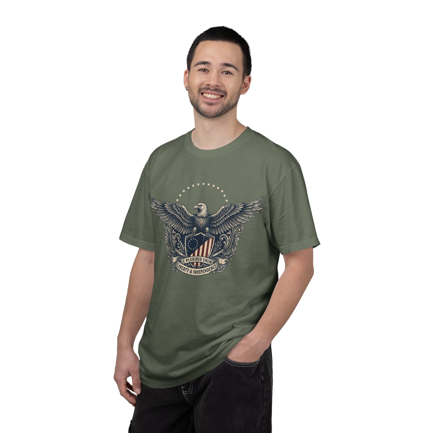 E Pluribus Unum Eagle Comfort Colors Shirt | America 250 Tee