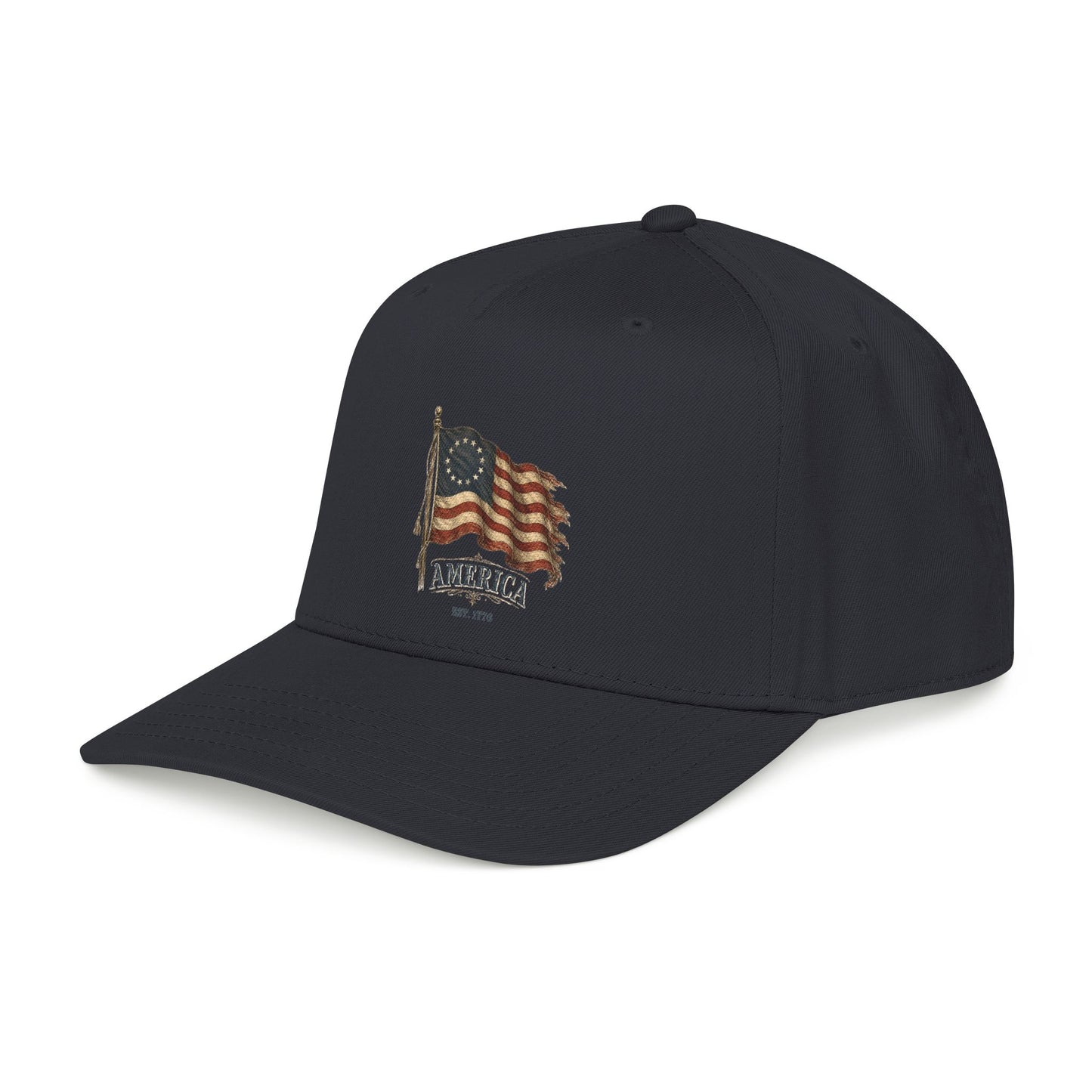 Distressed Founders Flag Dad Hat | America 250 Snapback OTTO Cap