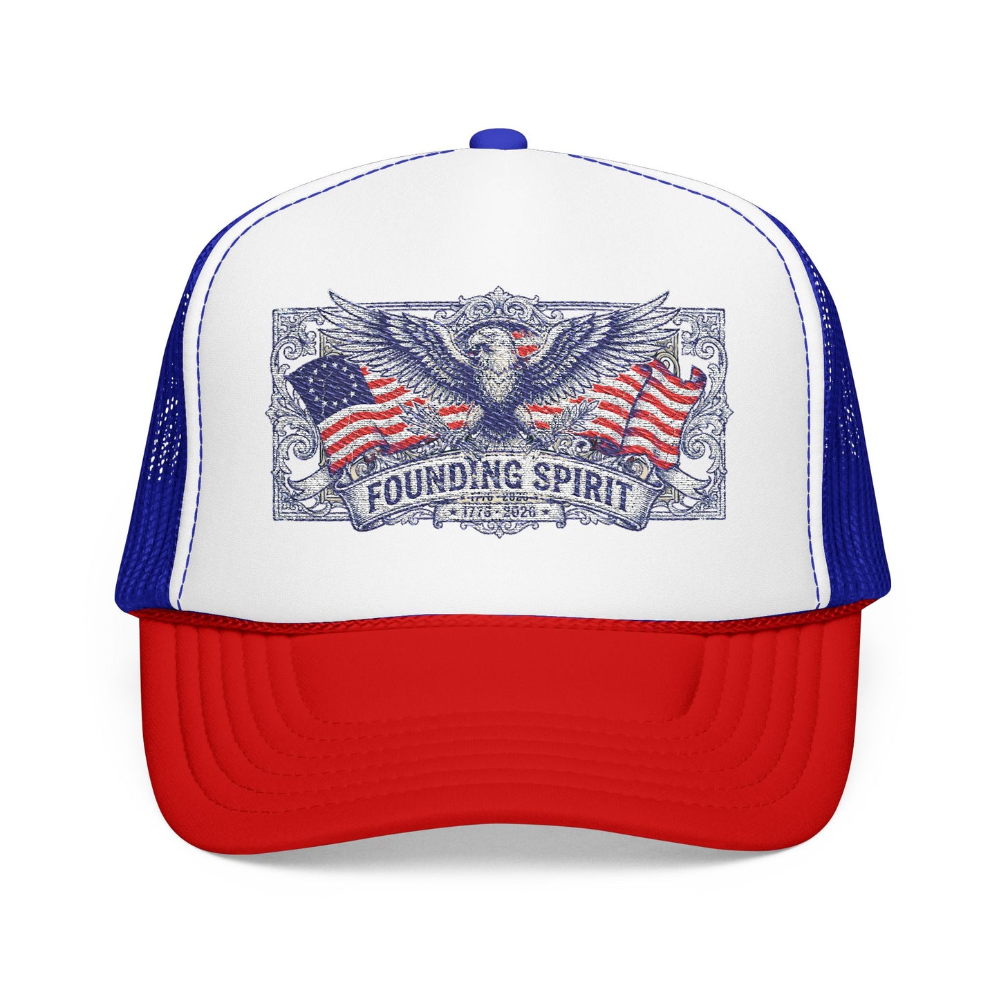 America 250 Eagle Crest Foam Trucker Hat | Unisex OTTO Cap