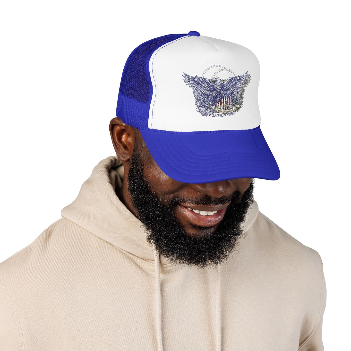 E Pluribus Unum Eagle Foam Trucker Hat | America 250 OTTO Cap
