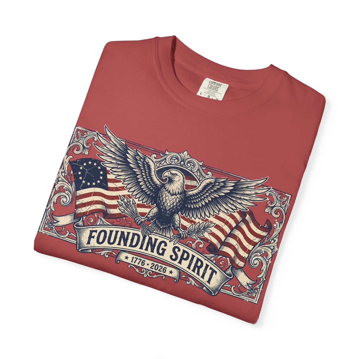 America 250 Founding Spirit Eagle Crest Shirt | Comfort Colors Tee