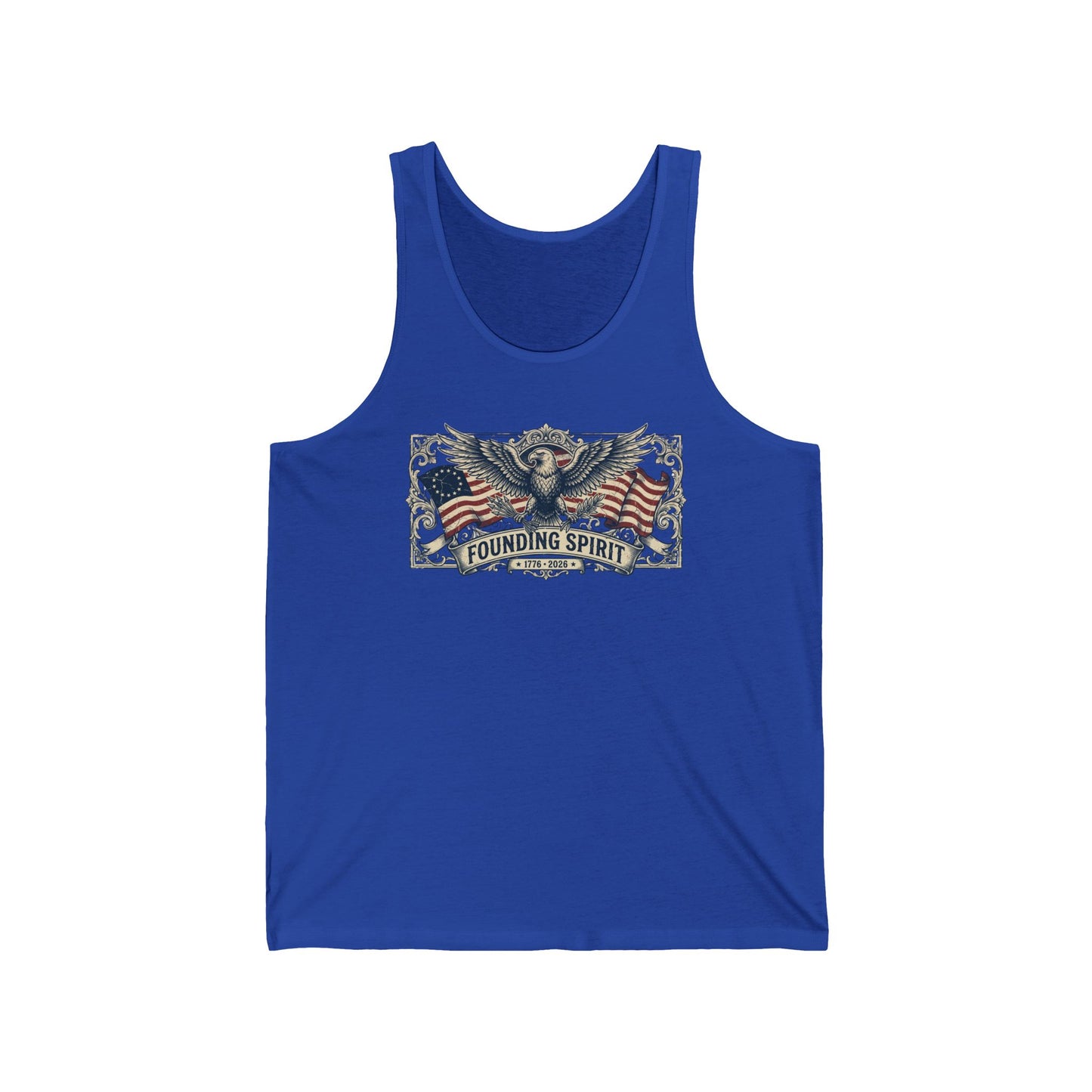 America 250 Spirit Eagle Crest Tank Top | Unisex Bella+Canvas