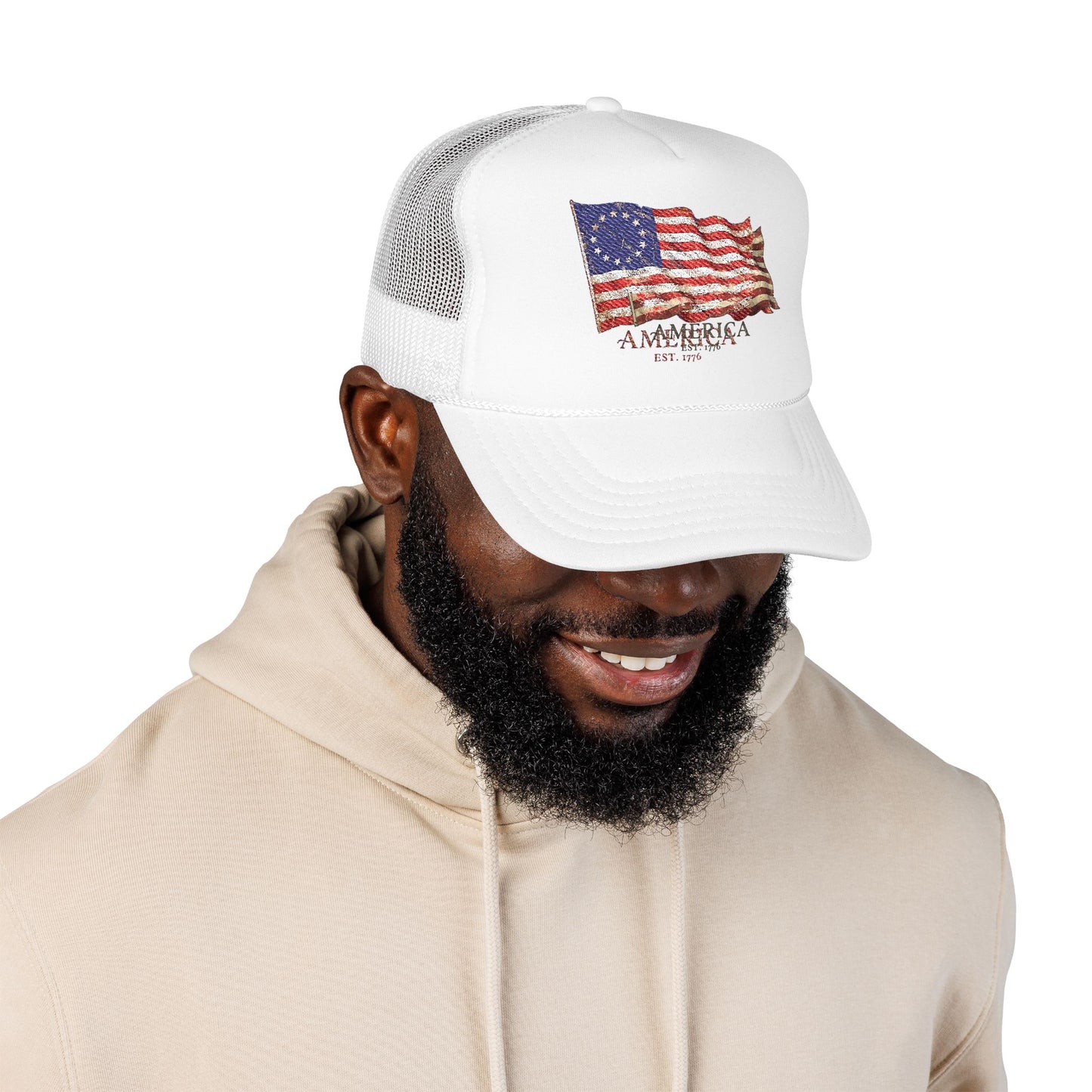 Founders Flag America 250 Foam Trucker Hat | Unisex OTTO Cap