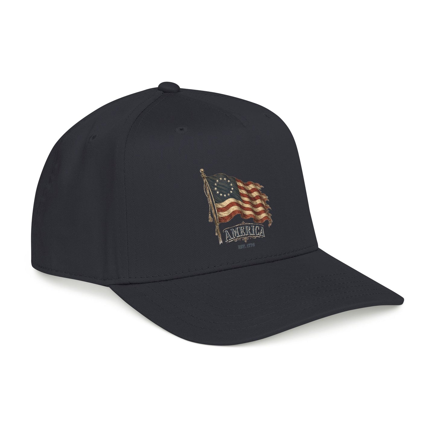 Distressed Founders Flag Dad Hat | America 250 Snapback OTTO Cap