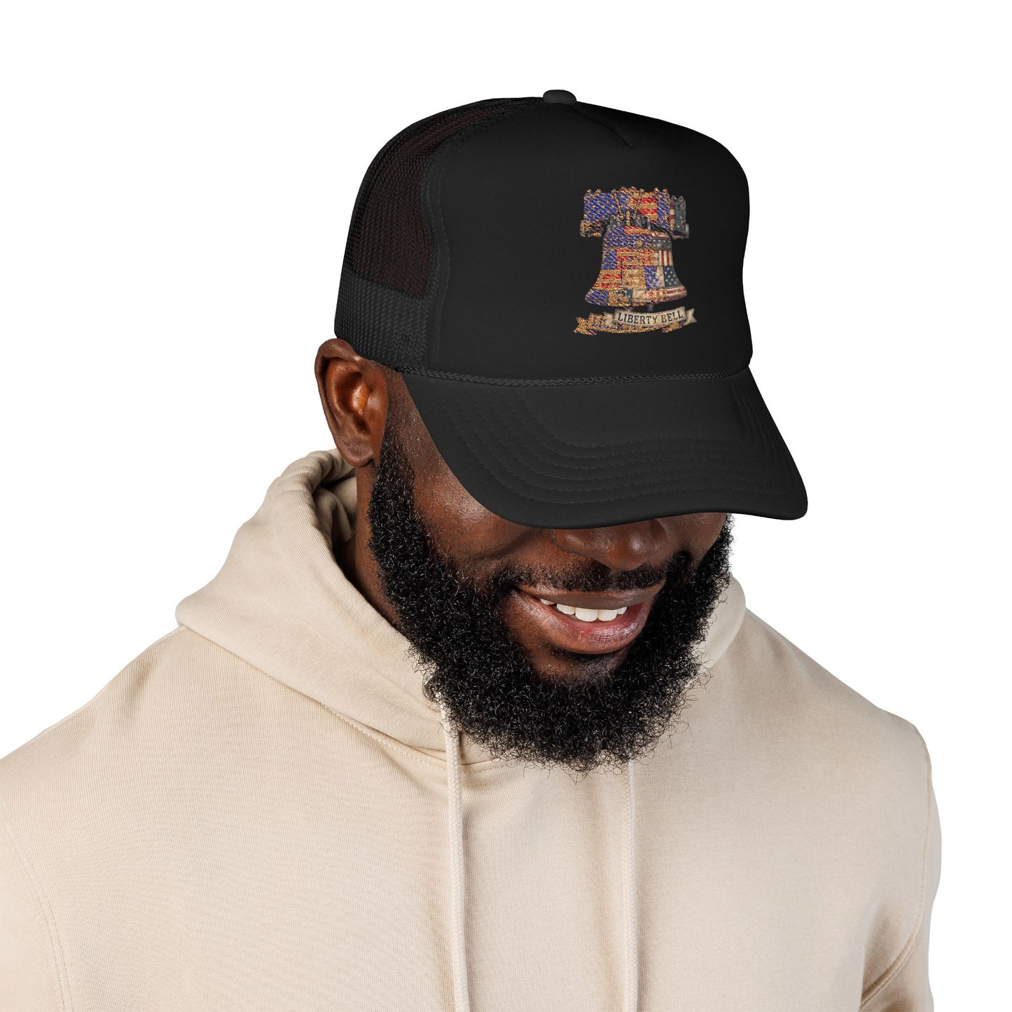 Liberty Bell Patchwork Quilt Foam Trucker Hat | America 250 OTTO Cap