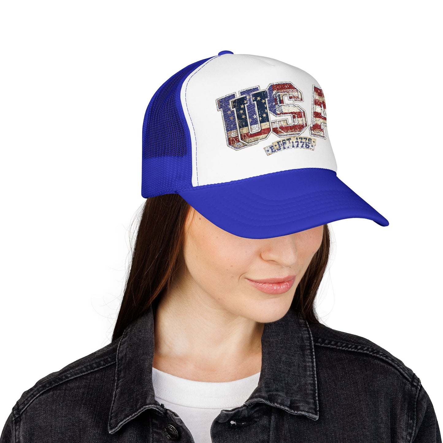 Collegiate USA America 250 Foam Trucker Hat | Vintage OTTO Cap