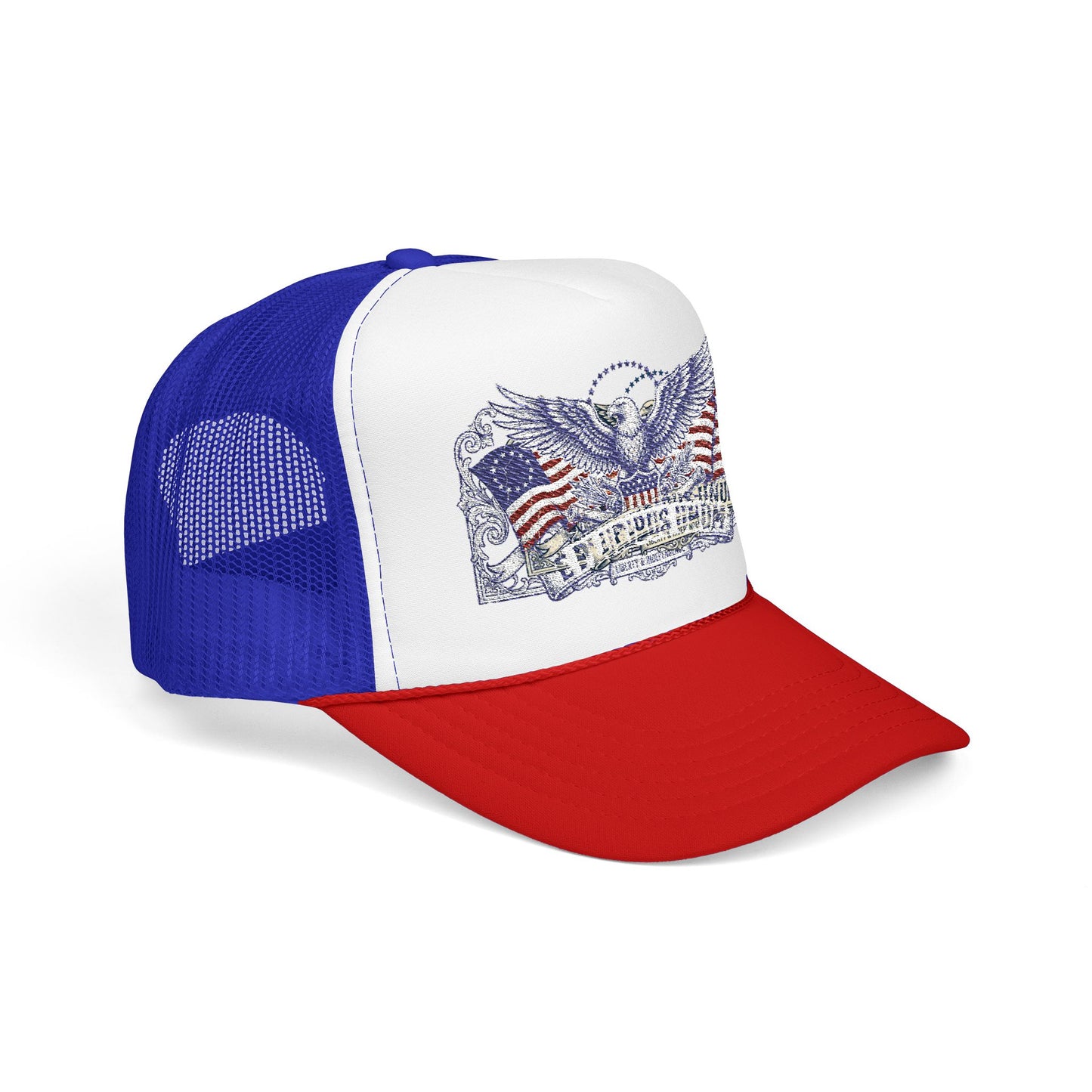 E Pluribus Unum Flag Foam Trucker Hat | Red White Blue OTTO Cap