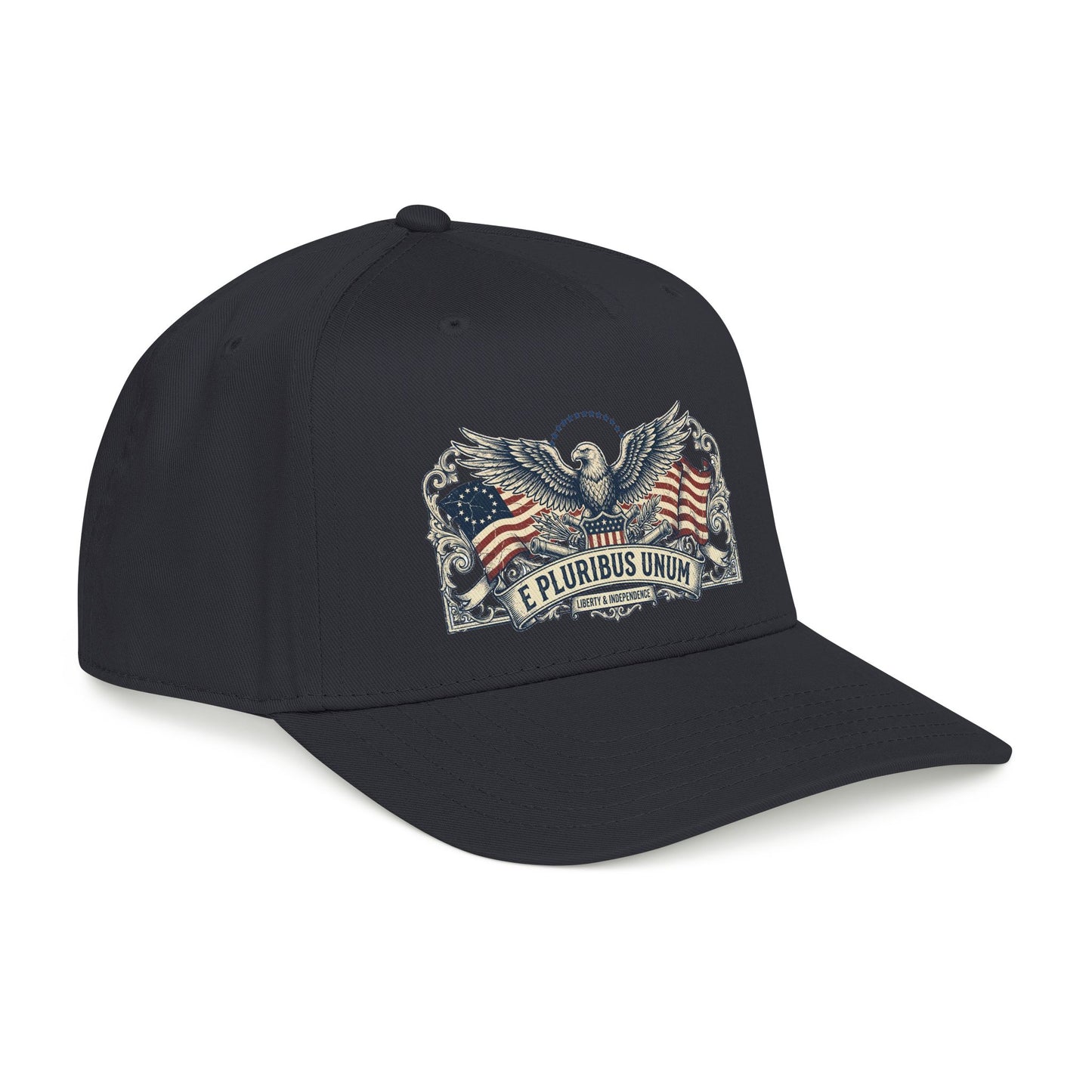 E Pluribus Unum Flag Dad Hat | Red White Blue Snapback OTTO Cap