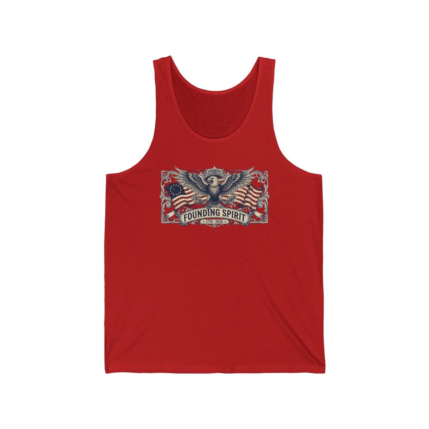 America 250 Spirit Eagle Crest Tank Top | Unisex Bella+Canvas