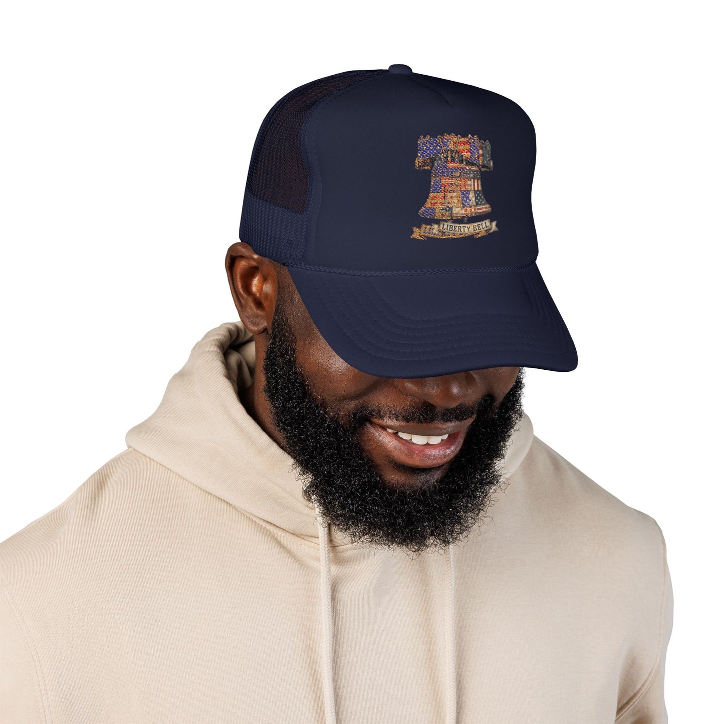 Liberty Bell Patchwork Quilt Foam Trucker Hat | America 250 OTTO Cap