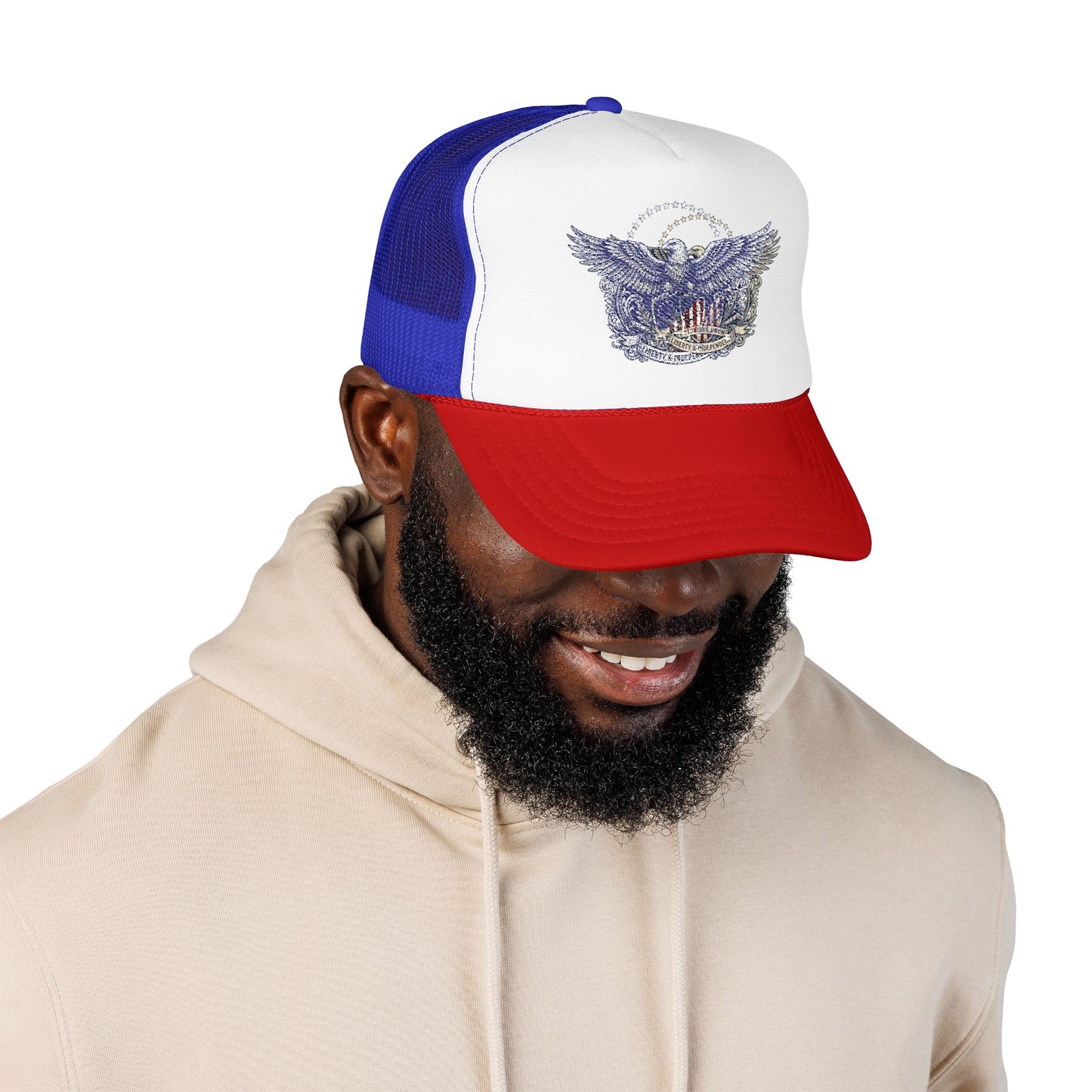 E Pluribus Unum Eagle Foam Trucker Hat | America 250 OTTO Cap