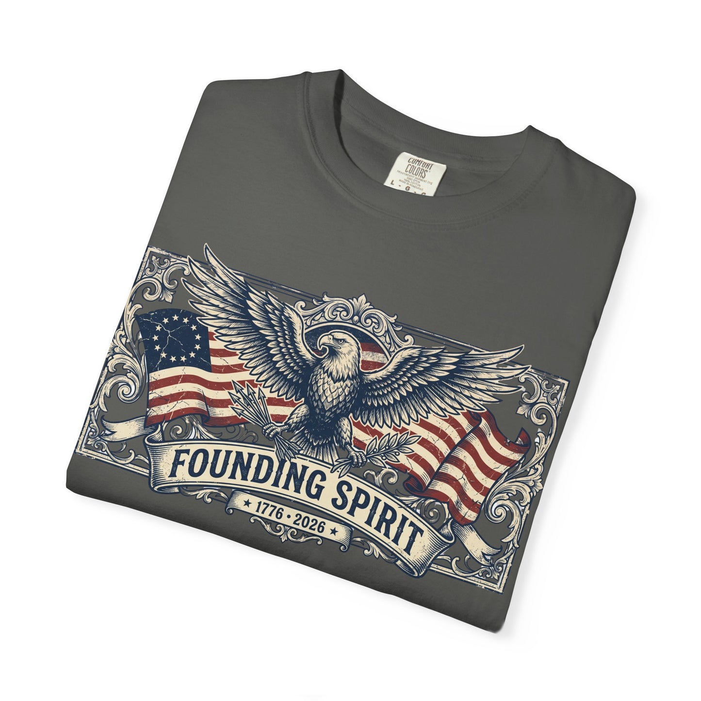 America 250 Founding Spirit Eagle Crest Shirt | Comfort Colors Tee