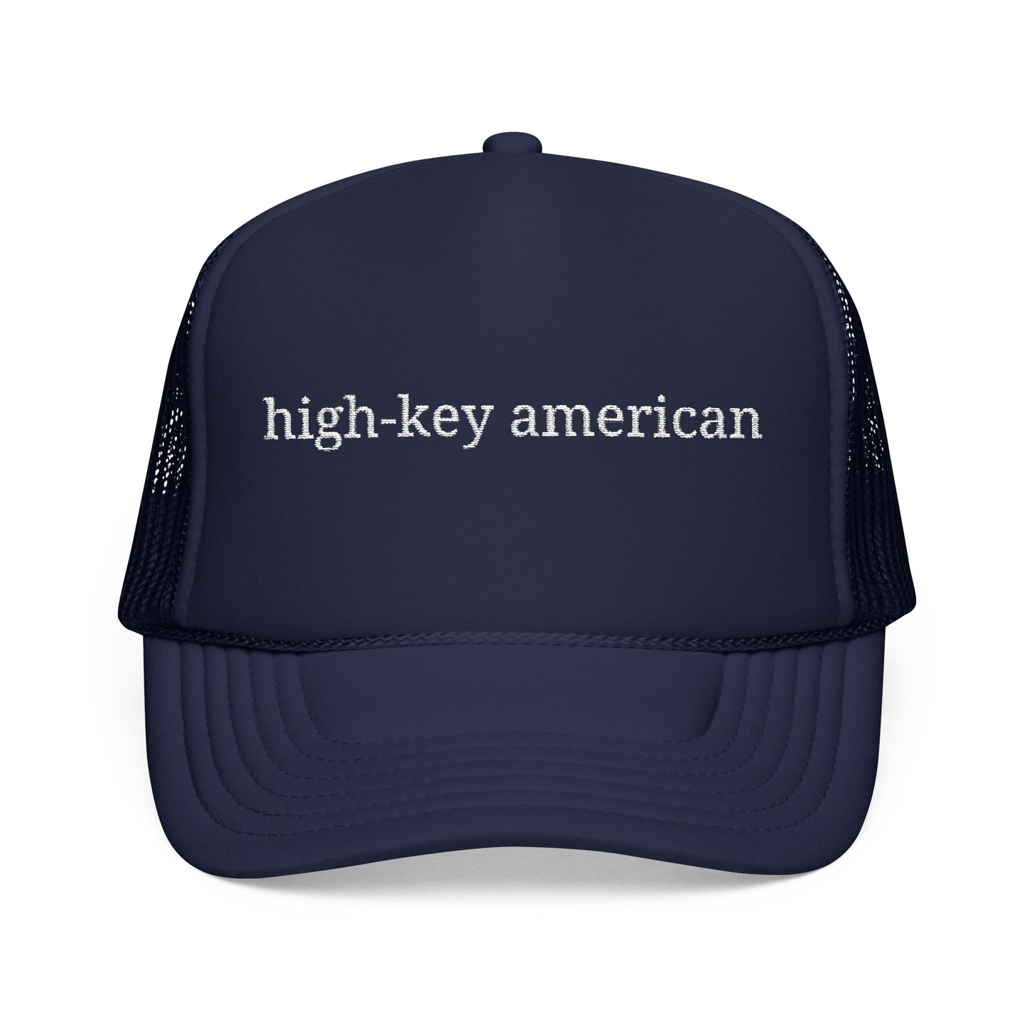 High-Key American Foam Trucker Hat | Minimalist Unisex OTTO Cap