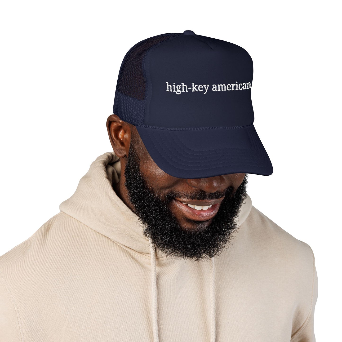 High-Key American Foam Trucker Hat | Minimalist Unisex OTTO Cap