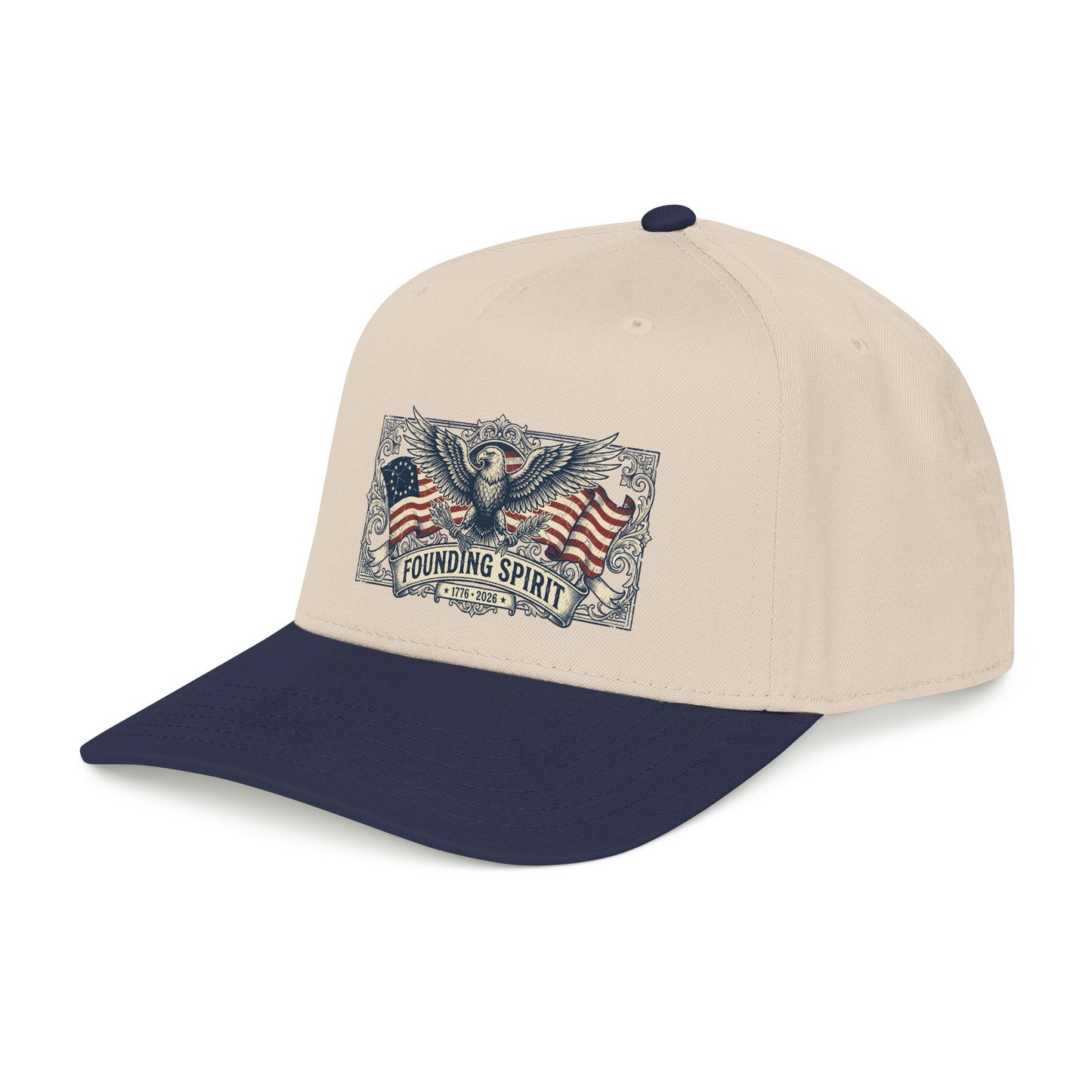 America 250 Eagle Crest Dad Hat | 1776-2026 Snapback OTTO Cap