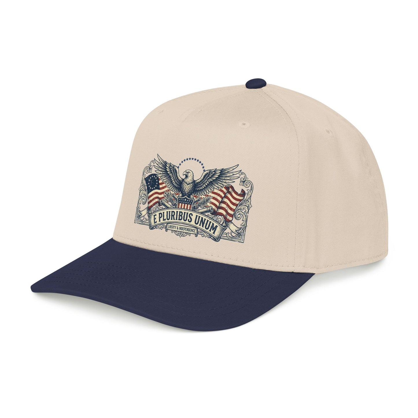E Pluribus Unum Flag Dad Hat | Red White Blue Snapback OTTO Cap