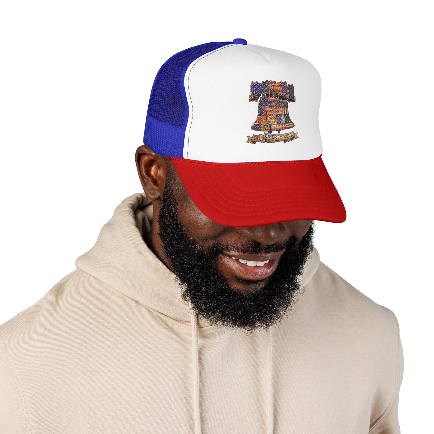 Liberty Bell Patchwork Quilt Foam Trucker Hat | America 250 OTTO Cap