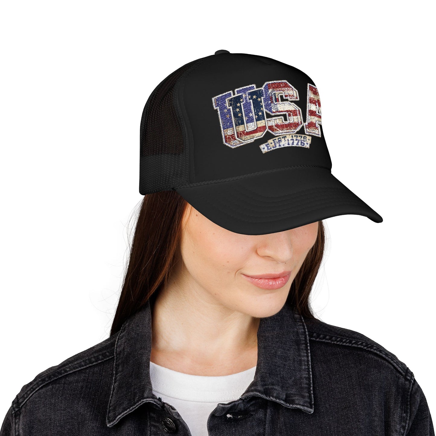 Collegiate USA America 250 Foam Trucker Hat | Vintage OTTO Cap