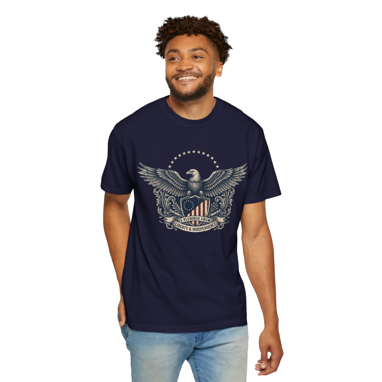 E Pluribus Unum Eagle Comfort Colors Shirt | America 250 Tee