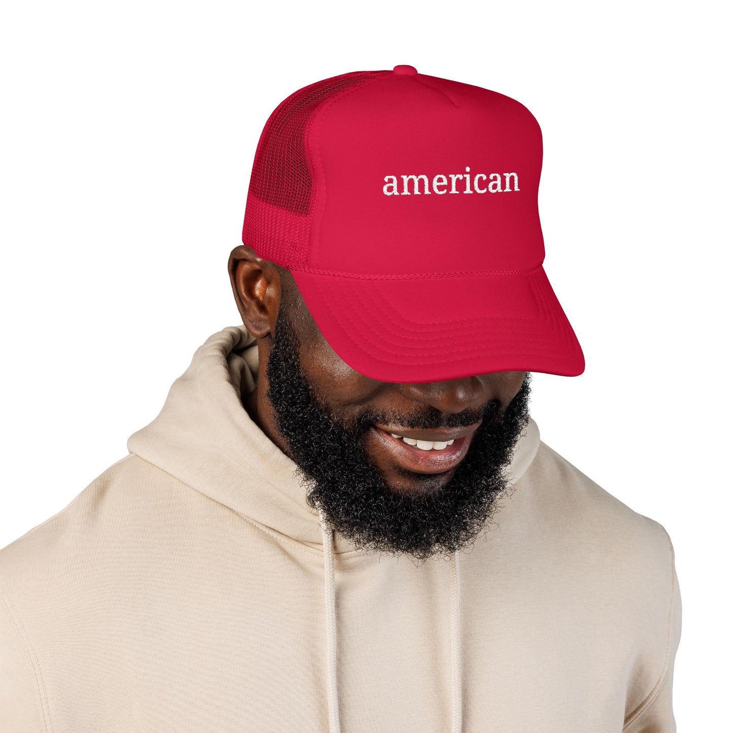 American Minimalist Foam Trucker Hat | Patriotic OTTO Cap