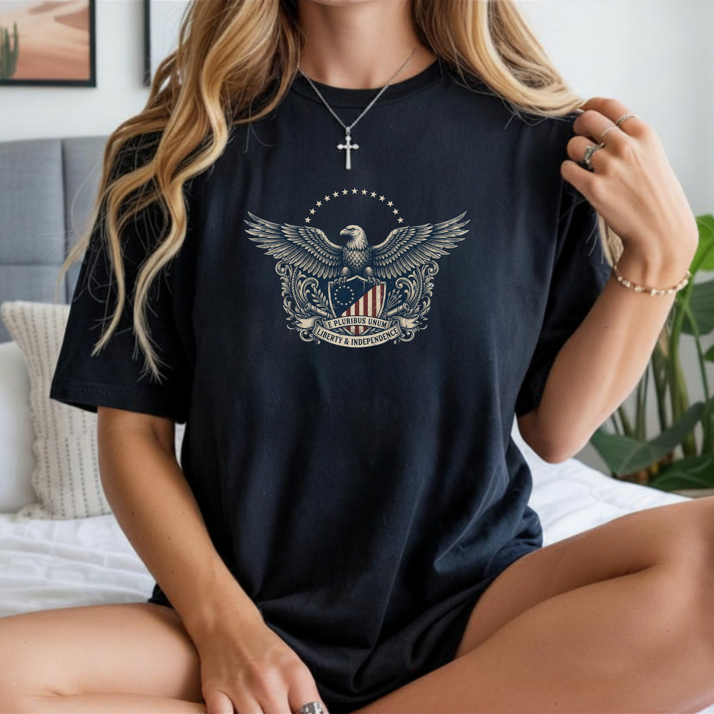 E Pluribus Unum Eagle Comfort Colors Shirt | America 250 Tee