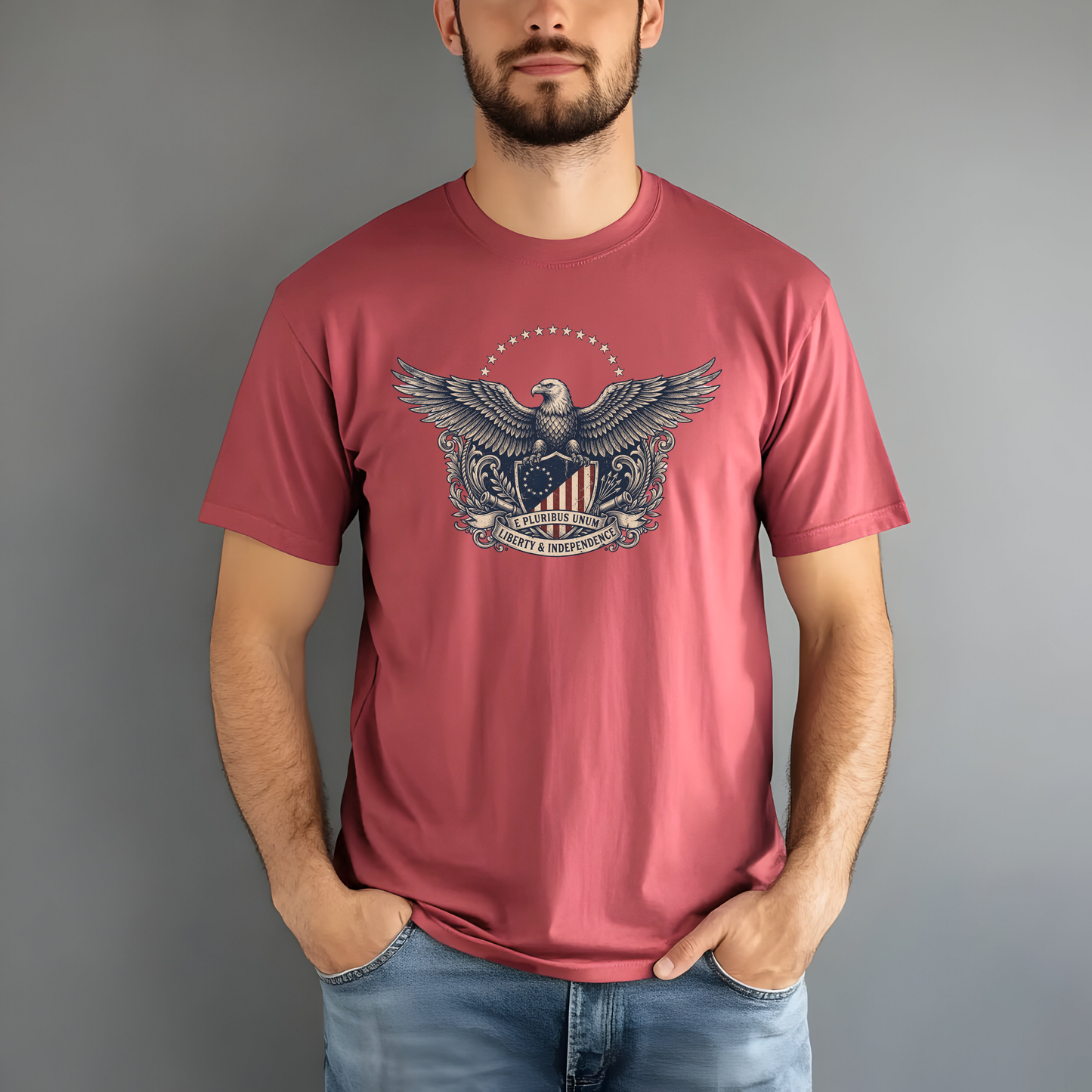 E Pluribus Unum Eagle Comfort Colors Shirt | America 250 Tee