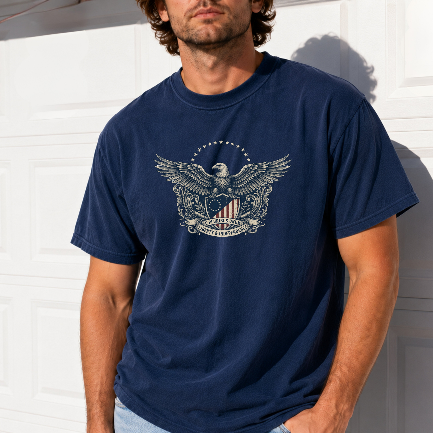 E Pluribus Unum Eagle Comfort Colors Shirt | America 250 Tee