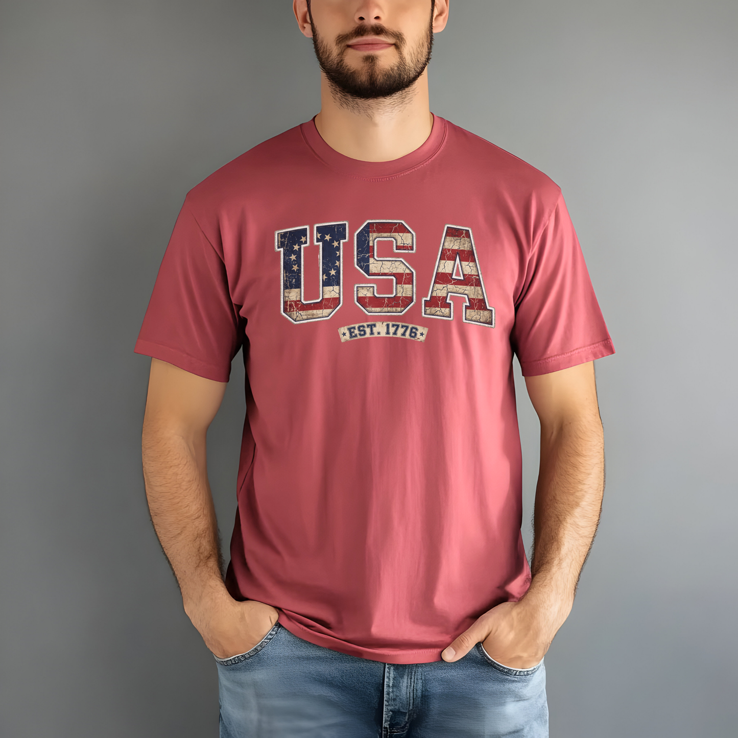 Collegiate USA America 250 Comfort Colors Shirt | 1776-2026 Tee