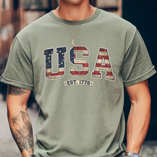 Collegiate USA America 250 Comfort Colors Shirt | 1776-2026 Tee